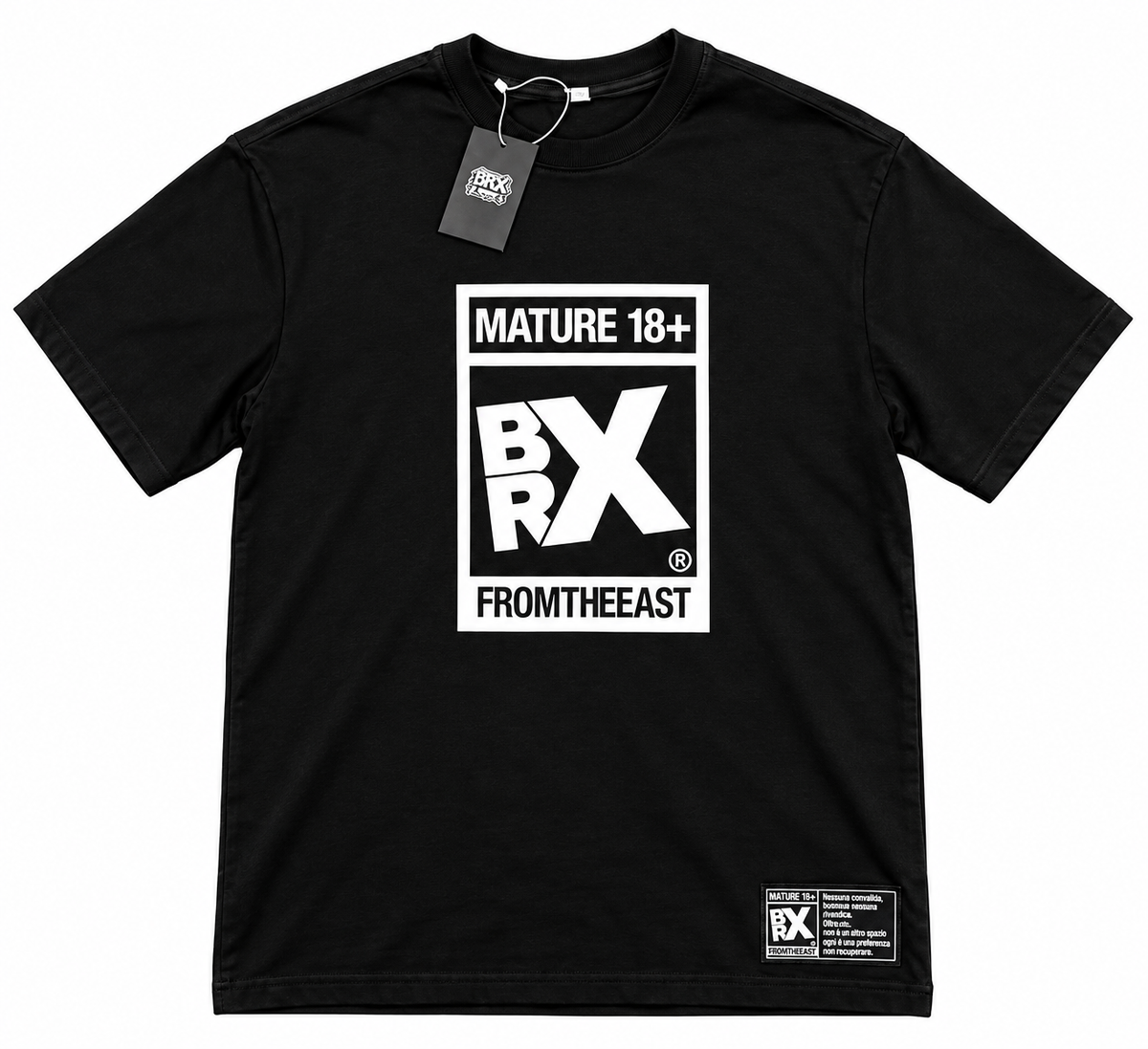 T-SHIRT BLACK ADV 18+