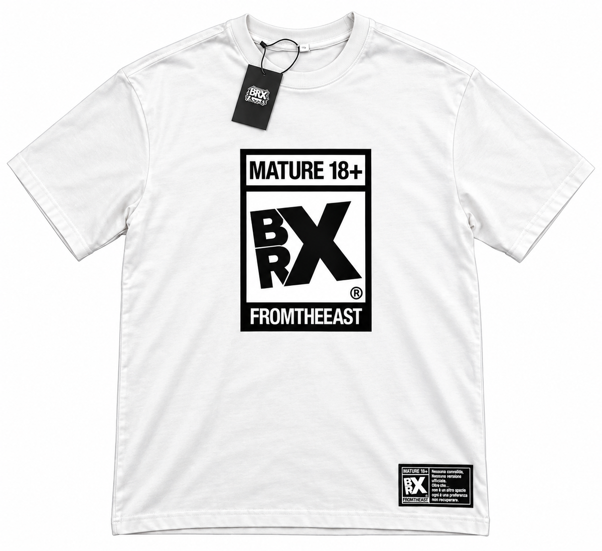 T-SHIRT WHITE ADV 18+